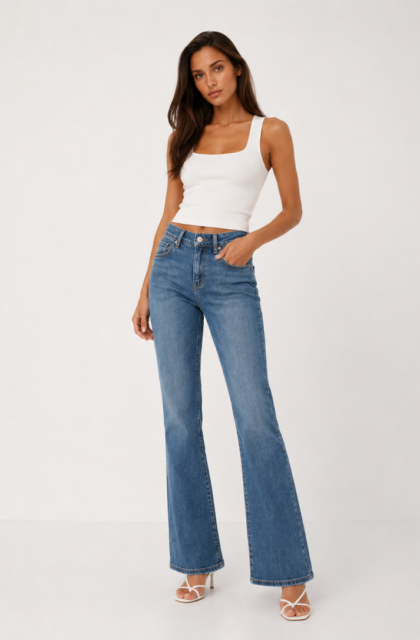 Boot cut jeans